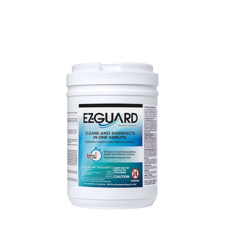 Disinfecting Wipes, Canister, Clear, PK6