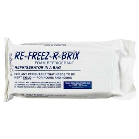 Cold Bricks, 9" x 4" x 1 1/2", White, PK6