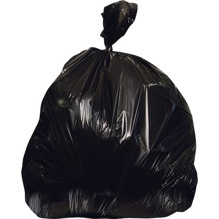 Trash Bag, 24X32, 0.7Mil, Black, LLDPE, PK500
