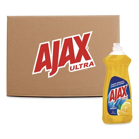 Dish Detergent, Lemon Scent, 28 oz Bottle, PK9