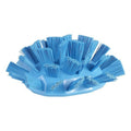 Scrub Brush Head, Polyester, Stiff, Blue