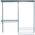 Modular Closet Garage and Laundry Organizer Kit W/ Mounting Hardware, 66" W x 63" H