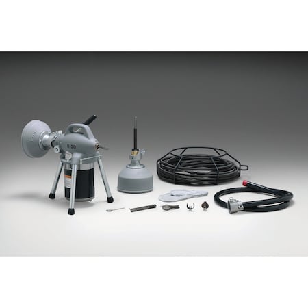 Sectional Drain Cleaning Machine, 1/6 HP