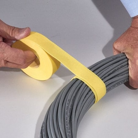 Cable Wrap, 30 ft, 1 in W, White