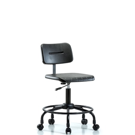 Core Polyurethane Chair - Desk Height with Round Tube Base and Casters