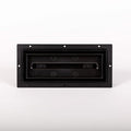 Floor Register,Plastic,Black