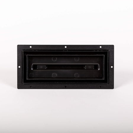 Floor Register,Plastic,Black