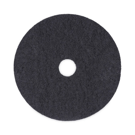 Stripping Floor Pads, 20" dia., Black, PK5
