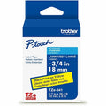 Label/Ribbon Cartridge, Yellow, 3/4 in W