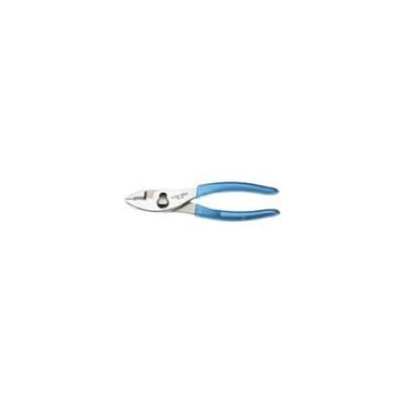 8 in Slip Joint Plier, Tether Capable, 1.25 in Jaw