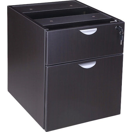 Pedestal, 2 Hanging, 3/4 Box/File, Mocha