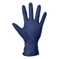 455-A265, Disposable Gloves, 4 mil Palm, Nitrile, Powder-Free, L, 100 PK, Blue