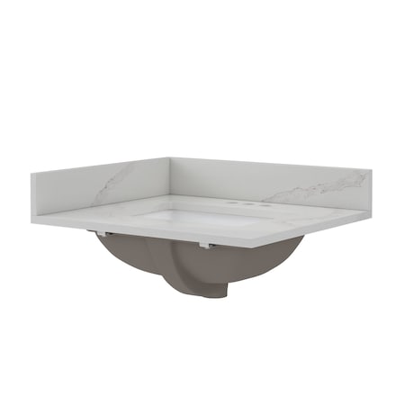 Quartz Vanity Top,25x22 in