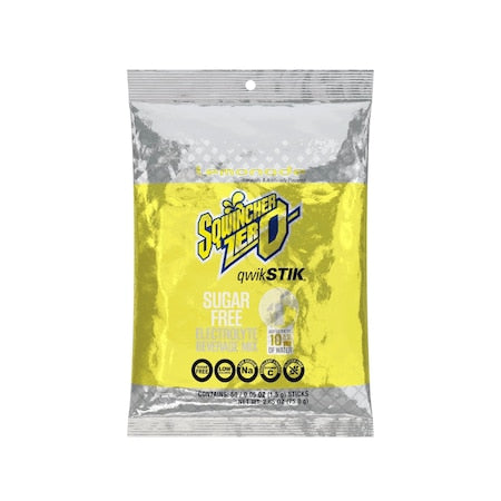 Quick Stiks, Sugar Free Drink Mix Powder, 10 oz Yield Per Unit, Lemonade, 500PK