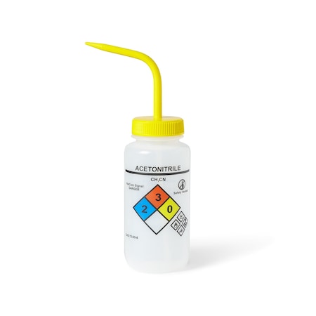 Wash Bottle, Plastic, Colorless, PK6