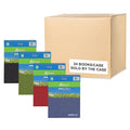 Case of Flipper Wirebound Notebooks, 8.5"x11.5", 1 Sub, 70 sht, Asstd Covers, College Ruled W/Margin, PK24