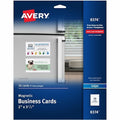 Magnetic Business Cards,Inkjet,Whi,PK30