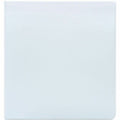Ring Binder, White, Clear Sleeve