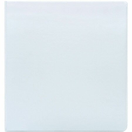 Ring Binder, White, Clear Sleeve
