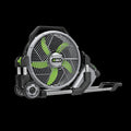 Jobsite Fan, 18" Dia, 56V DC, 5,000 cfm