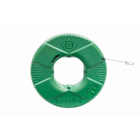 Steel Fish Tape, Shape Flat, 1/4" dia