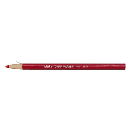China Marker, Medium Tip, Red Color Family