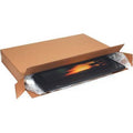 36 in x 5 in x 36 in Shipping Box, Kraft, Corrugate, Single Wall, 32 ECT