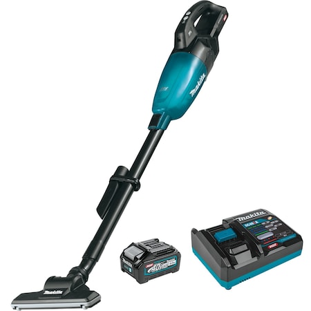 Upright Vacuum Cleaner, Teal/Black, 2.8 lb