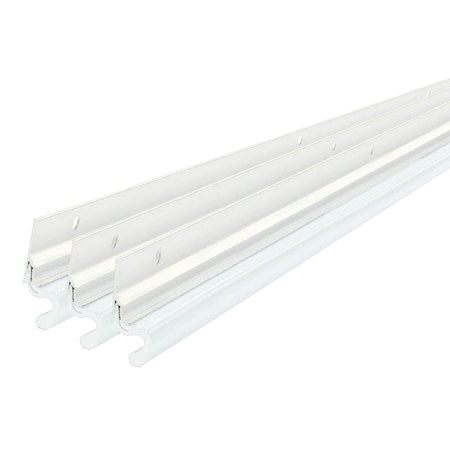 Weatherstrip, Kerf Vinyl Clad, White