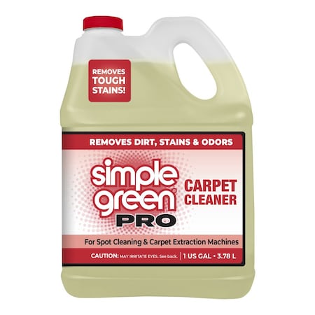 Carpet Cleaner, 1 gal, Jug, Unscented