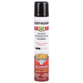 Spray Paint, Black, Gloss, Solvent, 24 oz