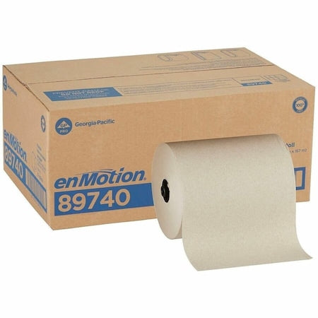 enMotion Hardwound Paper Towels, 1 Ply, Continuous Roll Sheets, 550 ft, Brown, 6 PK