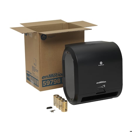 enMotion Flex Mini Automatic Touchless Paper Towel Dispenser, Black