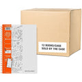 Case of Whitelines Spiral Wirebound Dot Grid Ruled Journal Notebook, Gray Paper, 8.25"x5.75", 70 sht, PK12