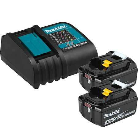 Battery and Charger Kit, 4 Ah, Li-Ion
