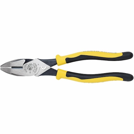 9 1/2 in Journeyman(TM) Linemans Plier High Leverage w/ Wire Crimper, Steel