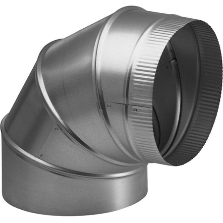 10IN Adjustable Elbow, Galvanized Steel, 30 GA, 10" W, 13-1/4" H