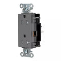 Straight Blade Receptacle, 5-20R, 20 A, 125V AC, 2 Pole, 3 Wire, Surface Mount, Grounded