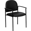 Black Vinyl Stack Chair