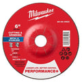 Cut-Off & Grinding Wheel, 6" dia.