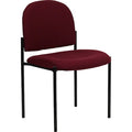 Burgundy Fabric Stack Chair