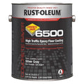 1 gal Floor Coating, High Gloss Finish, Silver Gray, Water Base