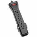 Outlet Strip, Surge, 5-15R, 5-15P, 25 ft., Black