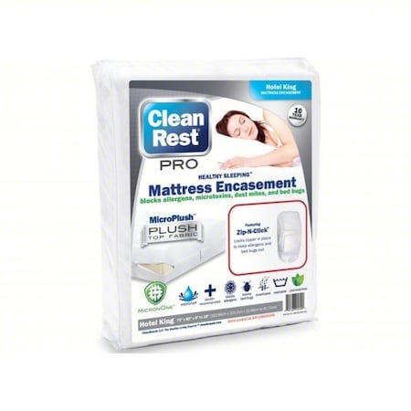 Mattress Encasement, 72 in W, White
