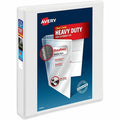 Heavy-Duty View 3 Ring Binder, 1 In