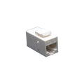 Hubbell SFC6BK Cat.6 Inline Keystone Coupler - 1 x RJ-45 Network Female - 1 x RJ-45 Network Female - Black
