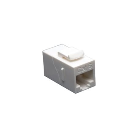 Hubbell SFC6BK Cat.6 Inline Keystone Coupler - 1 x RJ-45 Network Female - 1 x RJ-45 Network Female - Black