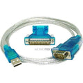 USB to RS232 DB9 male(Serial) / DB25 male Converter Cable