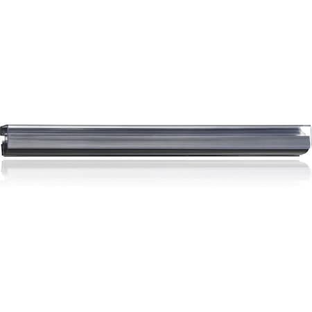 Display Rail, 36"W, 1-1/2"H, Clear, PK6