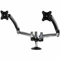 Dual Desk Monitor Arm, 30" Monitors, 40 lb. Capacity